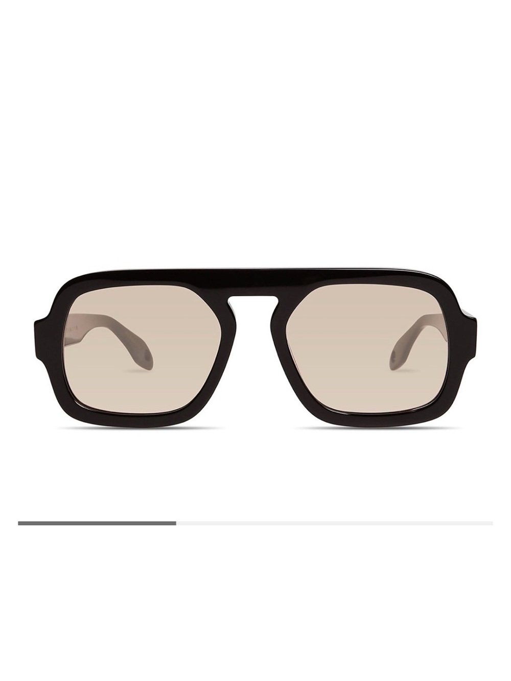 Elisa Johnson Jane Gloss Black Sunglasses NEW
